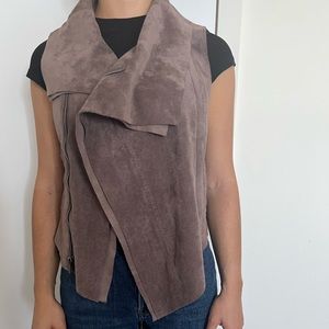BCBG MaxAzria Suede Vest